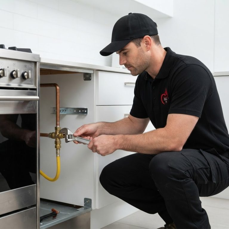 Professional gas fitting and repair services for a residential apartment in Woodmead.